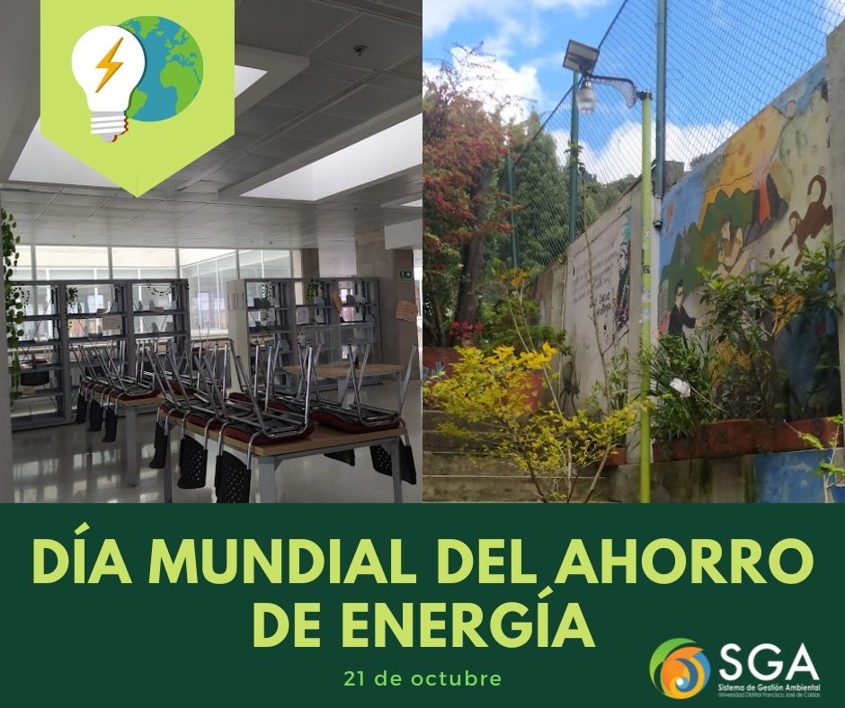 21 de Octubre Día Mundial del Ahorro de Energía Sistema de Gestión